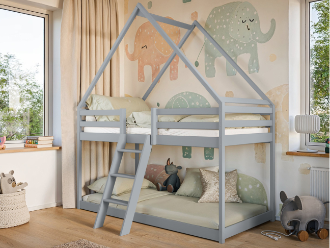 Dviaukštė vaikiška lova SWEET 80x180 5 Dviaukštė vaikiška lova SWEET 80x180 5