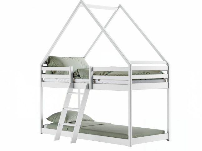 Dviaukštė vaikiška lova SWEET 90x200 4