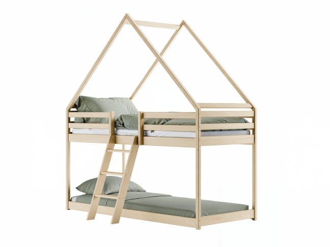 Dviaukštė vaikiška lova SWEET 90x200 7