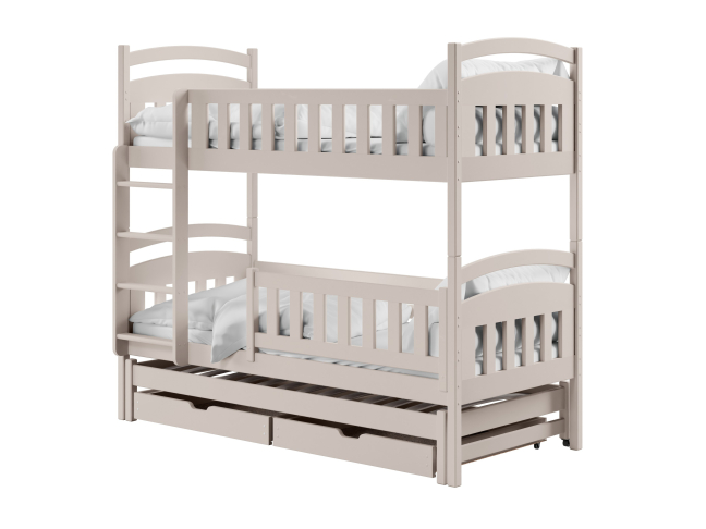 Trivietė vaikiška lova su stalčiais BLANKA 80x160 17 Trivietė vaikiška lova su stalčiais BLANKA 80x160 17