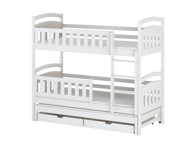 Trivietė vaikiška lova su stalčiais BLANKA 90x190 12 Trivietė vaikiška lova su stalčiais BLANKA 90x190 12