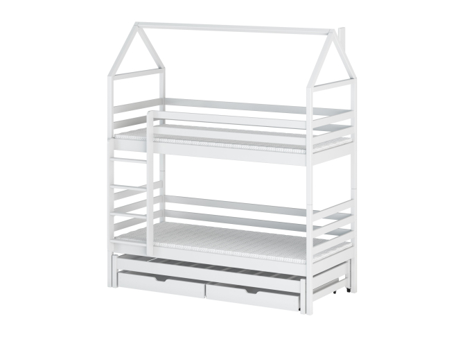 Trivietė vaikiška lova su stalčiais DALIA 80x180 8 Trivietė vaikiška lova su stalčiais DALIA 80x180 8