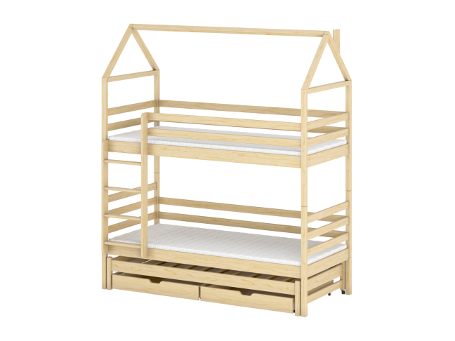 Trivietė vaikiška lova su stalčiais DALIA 90x200 11 Trivietė vaikiška lova su stalčiais DALIA 90x200 11