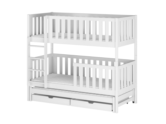 Trivietė vaikiška lova su stalčiais LEA 80x160 8