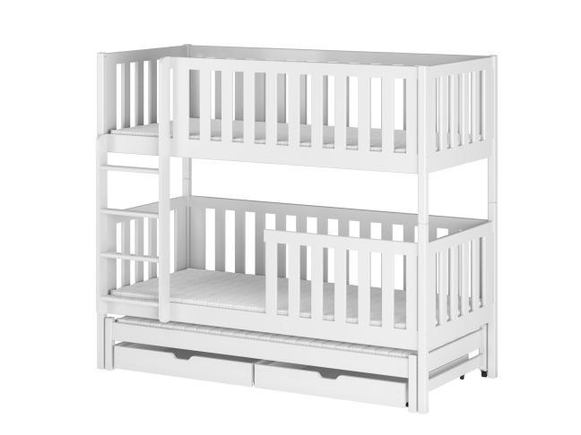 Trivietė vaikiška lova su stalčiais LEA 80x200 8 Trivietė vaikiška lova su stalčiais LEA 80x200 8