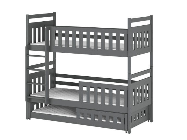 Trivietė vaikiška lova OLIWIA 80x160 10