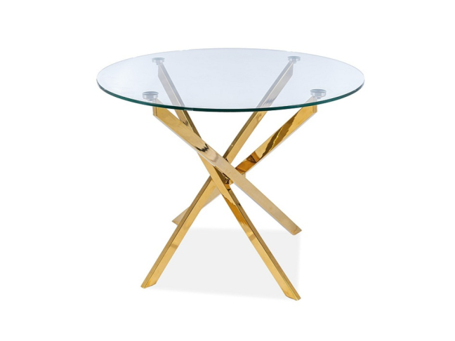 Apvalus stiklinis stalas AGIS 8 Apvalus stiklinis stalas AGIS 8