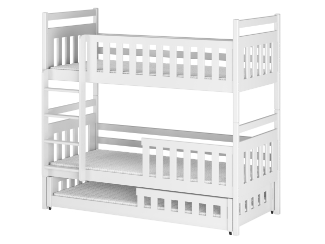 Trivietė vaikiška lova OLIWIA 80x180 9