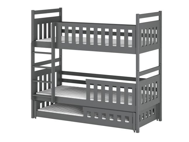 Trivietė vaikiška lova OLIWIA 80x200 9