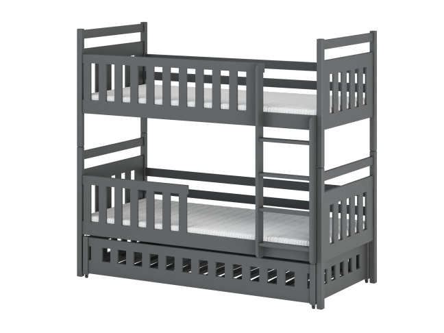 Trivietė vaikiška lova OLIWIA 80x200 13 Trivietė vaikiška lova OLIWIA 80x200 13