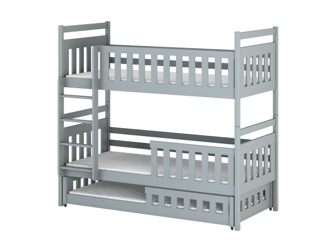 Trivietė vaikiška lova OLIWIA 90x190 10