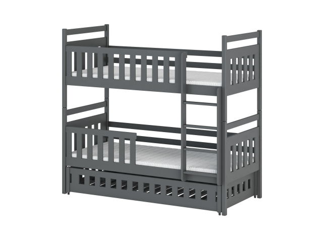 Trivietė vaikiška lova OLIWIA 90x190 13