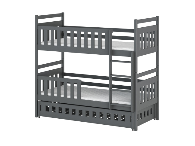 Trivietė vaikiška lova OLIWIA 90x200 13 Trivietė vaikiška lova OLIWIA 90x200 13