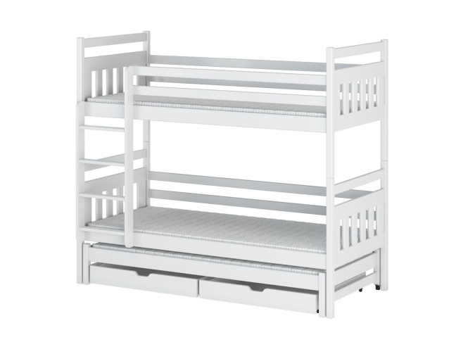 Trivietė vaikiška lova su stalčiais SEWERYN 80x180 7