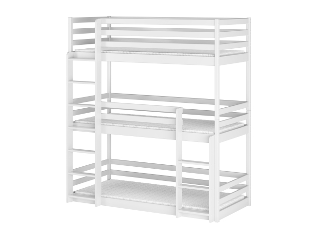 Triaukštė vaikiška lova TED 80x200 10 Triaukštė vaikiška lova TED 80x200 10