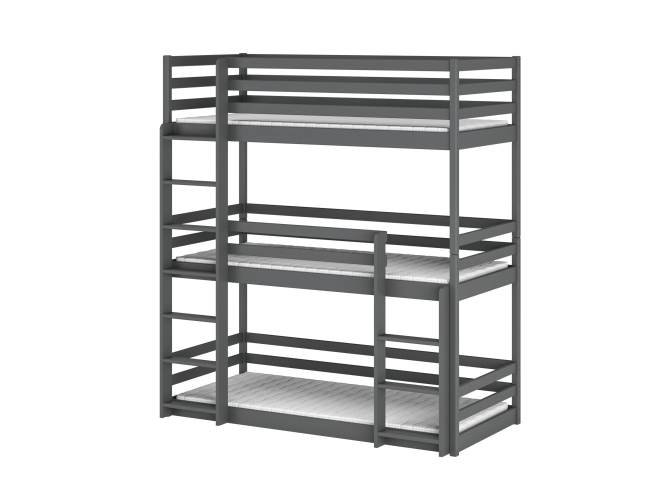 Triaukštė vaikiška lova TED 90x190 11