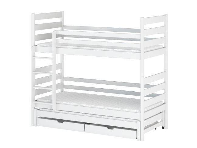 Trivietė vaikiška lova su stalčiais TOMI 80x180 5