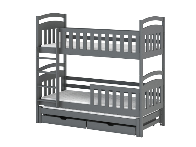 Trivietė vaikiška lova su stalčiais VIKI 80x160 7