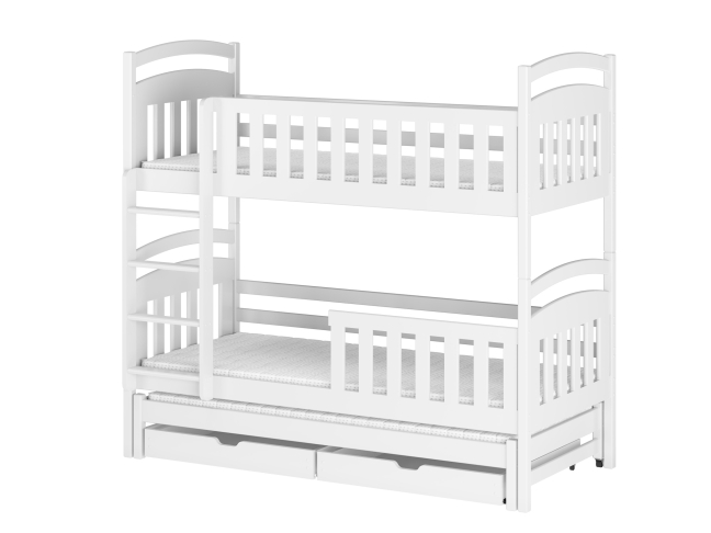 Trivietė vaikiška lova su stalčiais VIKI 80x200 6