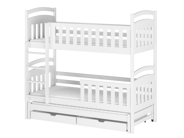 Trivietė vaikiška lova su stalčiais VIKI 90x190 6 Trivietė vaikiška lova su stalčiais VIKI 90x190 6