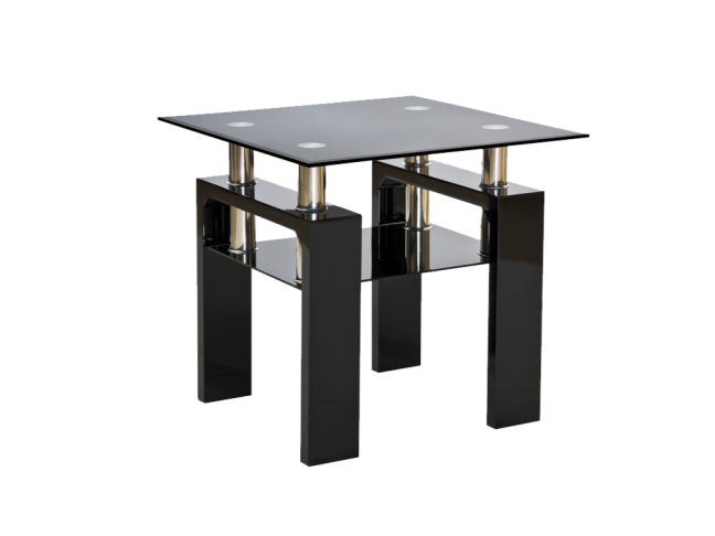 Stiklinis kavos staliukas LISA D 1 Stiklinis kavos staliukas LISA D 1