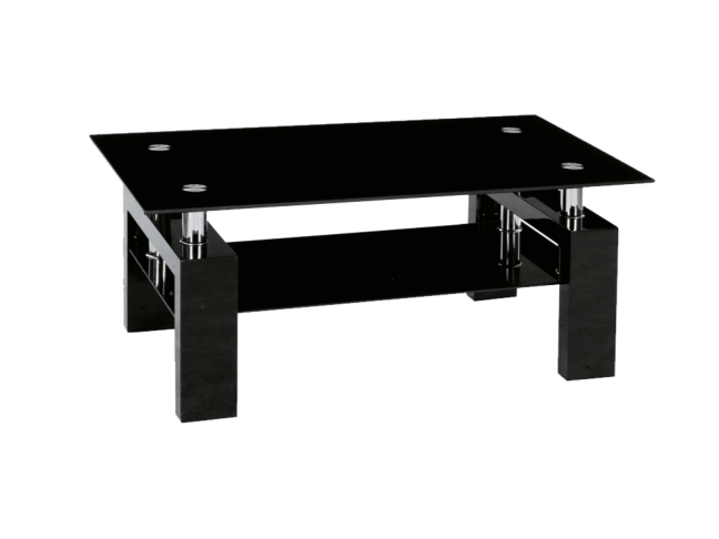 Stiklinis žurnalinis staliukas LISA II 1 Stiklinis žurnalinis staliukas LISA II 1