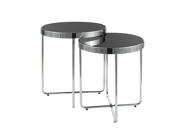 Stiklinis kavos staliukų rinkinys SAGA 2