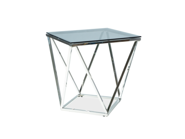 Stiklinis kavos staliukas SILVER B 4