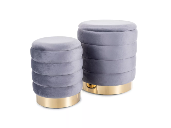 Pufų rinkinys BRITTA VELVET 5