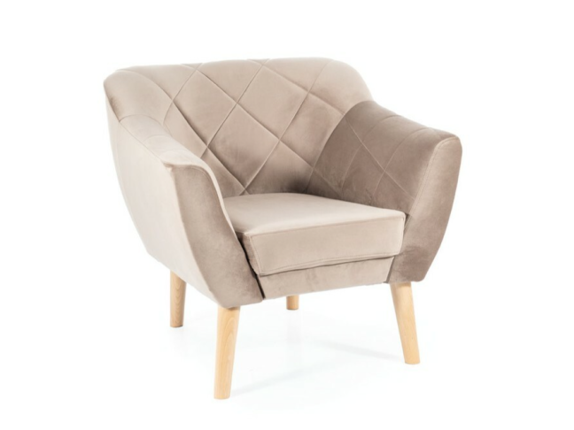 Fotelis KARO 1 VELVET 2