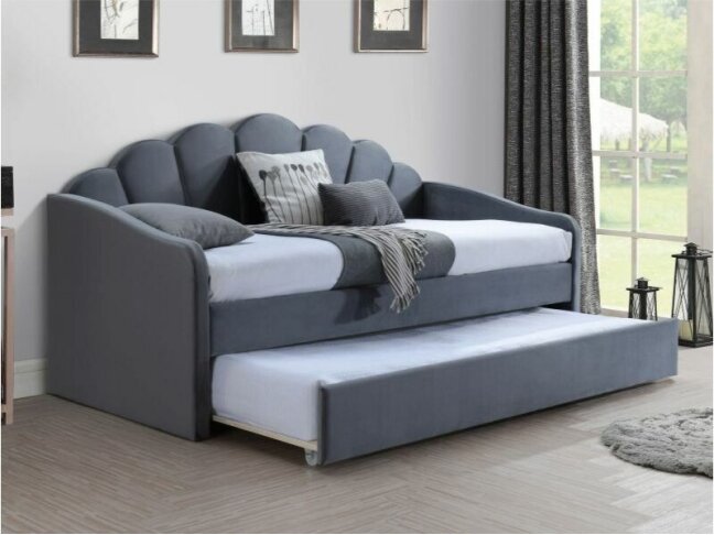 Dvigulė lova BELLA VELVET 2x90 1