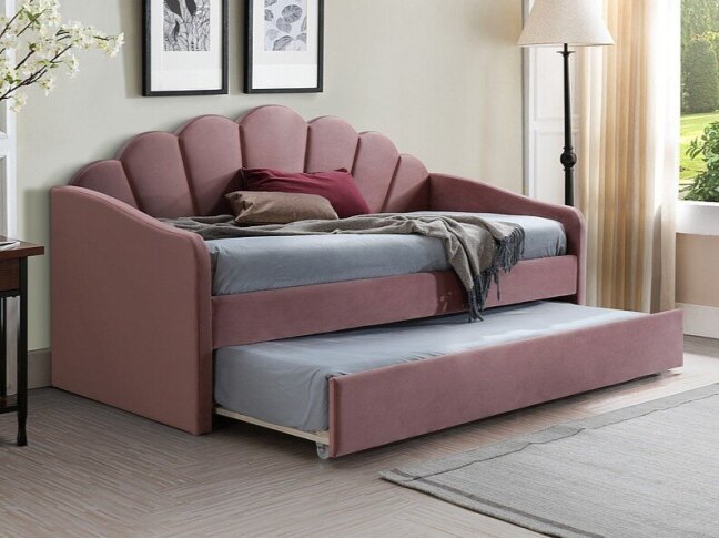 Dvigulė lova BELLA VELVET 2x90 2