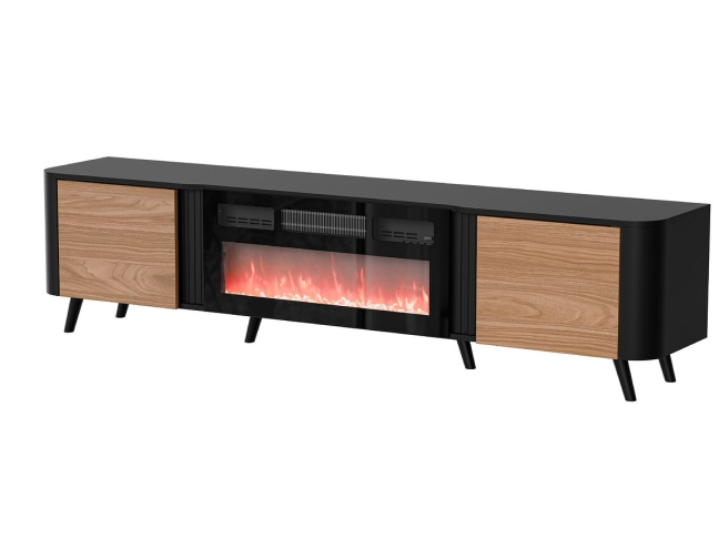 TV Staliukas VOLARE EF 200 su elektriniu židiniu 7