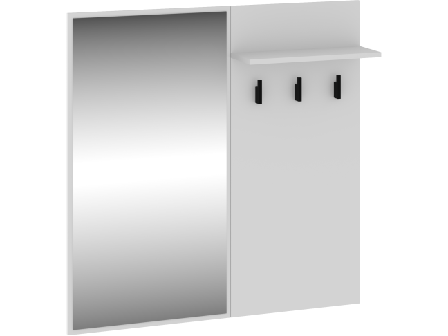 Drabužių kabykla su veidrodžiu BOS-19 10 Drabužių kabykla su veidrodžiu BOS-19 10