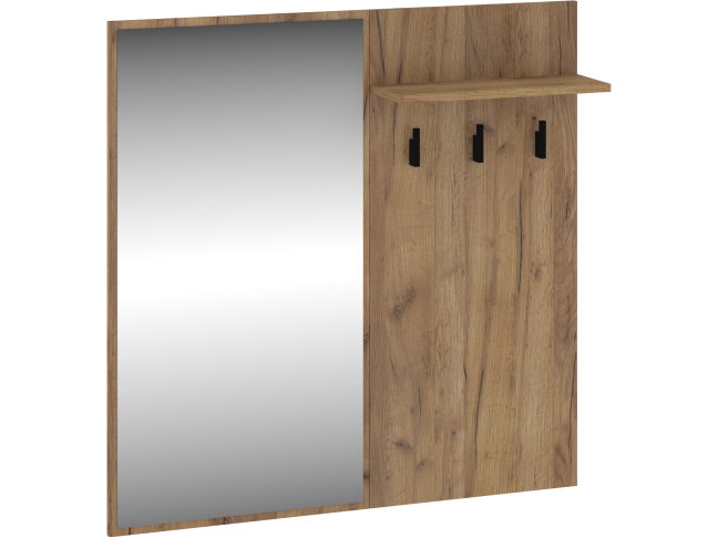 Drabužių kabykla su veidrodžiu BOS-19 8 Drabužių kabykla su veidrodžiu BOS-19 8