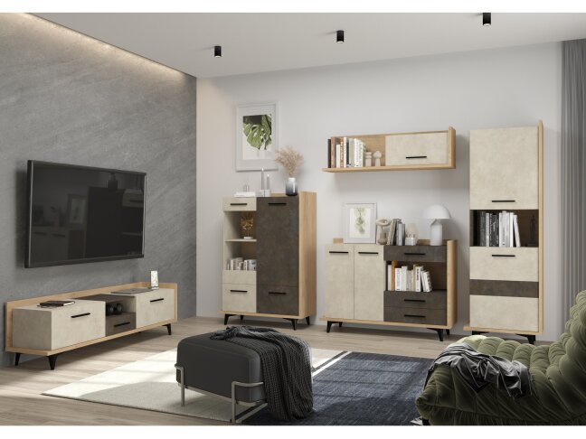 Svetainės baldų komplektas BOX 3 7 Svetainės baldų komplektas BOX 3 7