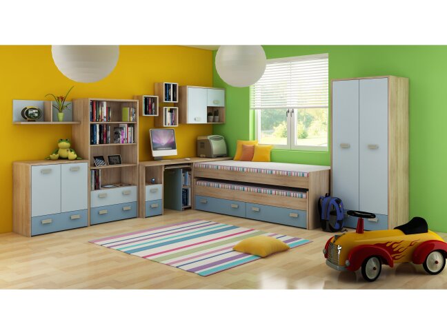 Vaikų kambario komplektas KITTY 1 12 Vaikų kambario komplektas KITTY 1 12