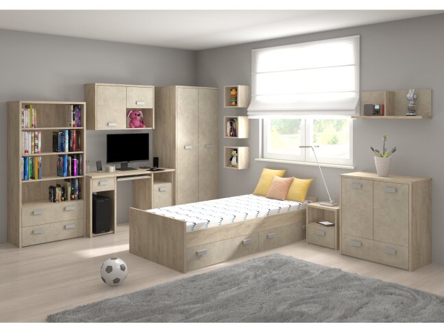 Vaikų kambario komplektas KITTY 2 12 Vaikų kambario komplektas KITTY 2 12