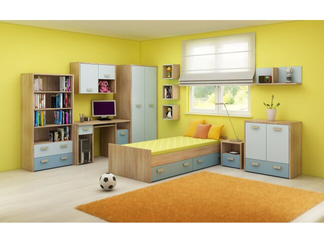 Vaikų kambario komplektas KITTY 2 14 Vaikų kambario komplektas KITTY 2 14