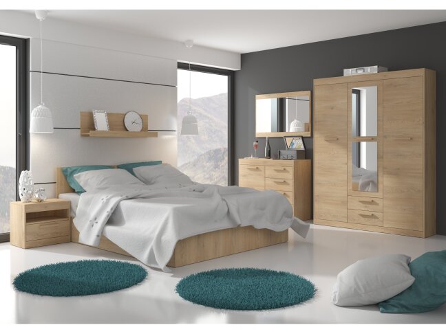 Miegamojo baldų komplektas MAXIMUS 12 7 Miegamojo baldų komplektas MAXIMUS 12 7