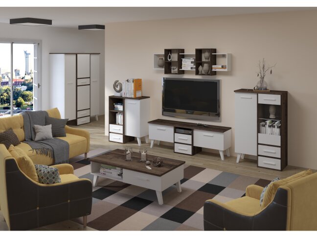 Svetainės baldų komplektas NORDIS 2 6