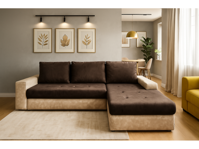 Minkštas kampas PABLO su pufais 4