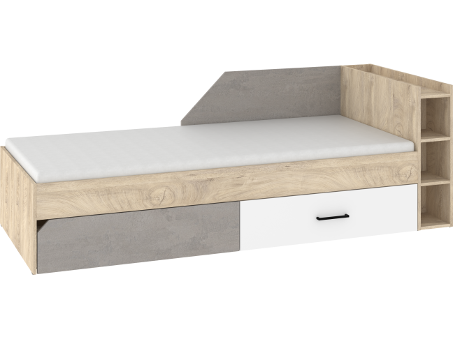 Jaunuolio lova su stalčiais PAX-08 9 Jaunuolio lova su stalčiais PAX-08 9