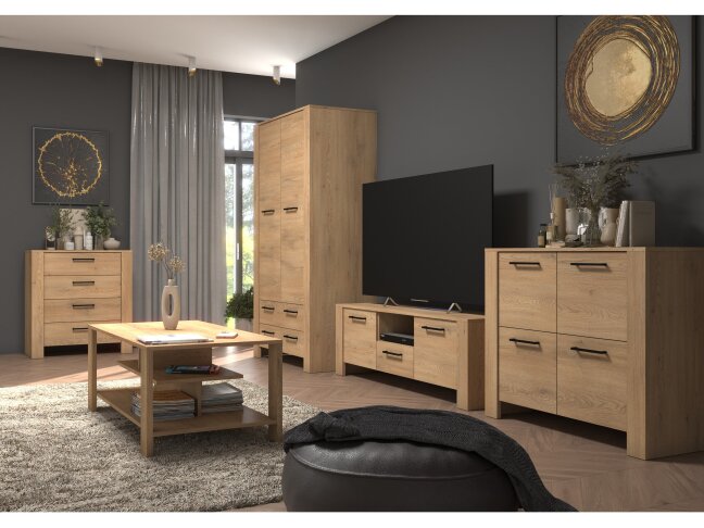 Svetainės baldų komplektas SLIDE 3 8 Svetainės baldų komplektas SLIDE 3 8