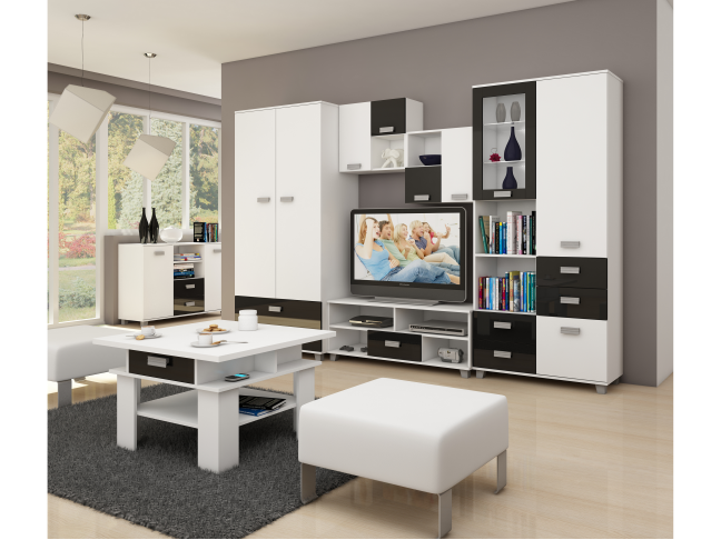 Svetainės baldų komplektas SOLO 1 7 Svetainės baldų komplektas SOLO 1 7