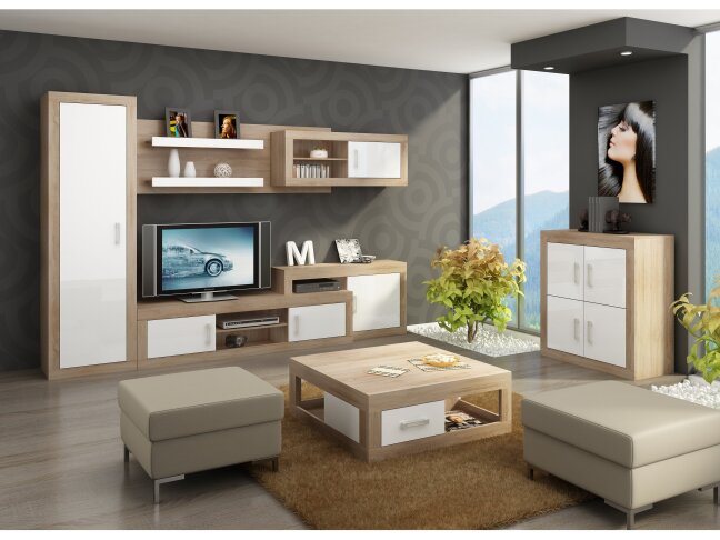 Svetainės baldų komplektas VERIN 3 6