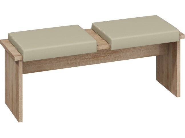 Dvivietė taburetė BON-05 eko smėlio 5 Dvivietė taburetė BON-05 eko smėlio 5