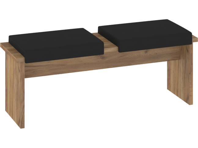 Dvivietė taburetė BON-05 eko juoda 4