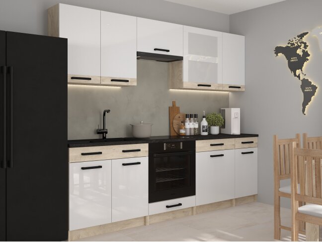 Virtuvės komplektas KORFU 1 3 Virtuvės komplektas KORFU 1 3