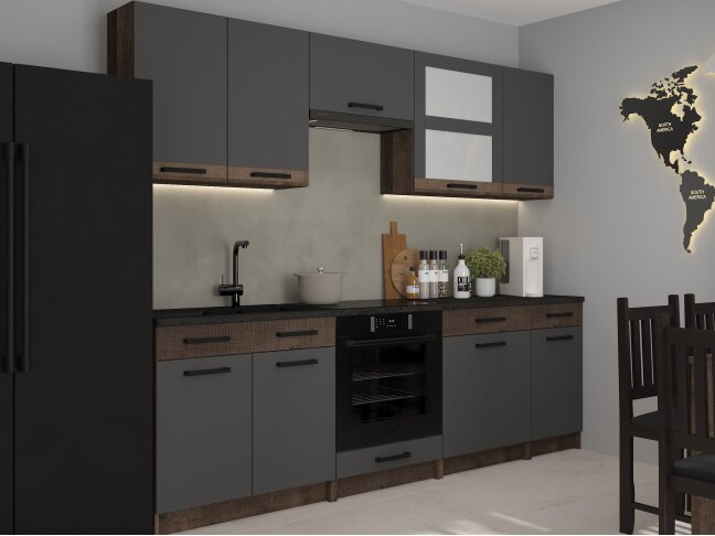 Virtuvės komplektas KORFU 1 4 Virtuvės komplektas KORFU 1 4